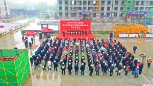 集團(tuán)公司在凌波苑高層住宅項(xiàng)目舉辦施工現(xiàn)場(chǎng)標(biāo)準(zhǔn)化管理暨雙重預(yù)防體系觀摩會(huì)！